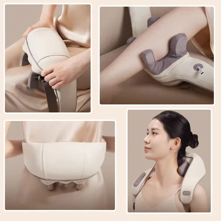 Masajeador Inteligente - Contribuye a un Alivio y Relajación con Calor Reconfortante para Cuello, Espalda, Cintura, Hombros, Piernas y Pies