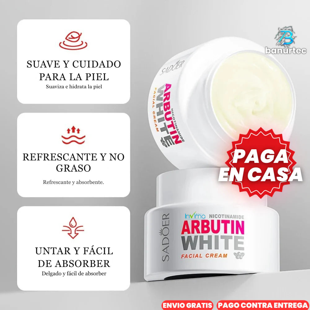 ArbutinWhite Crema Blanqueadora De Nicotinamida y Arbutina