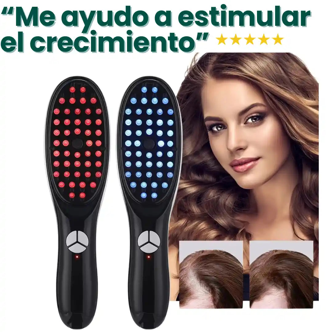 Cepillo Masajeador Capilar 4 en 1 con Vaporizador – Revitaliza tu Cabello desde la Raíz