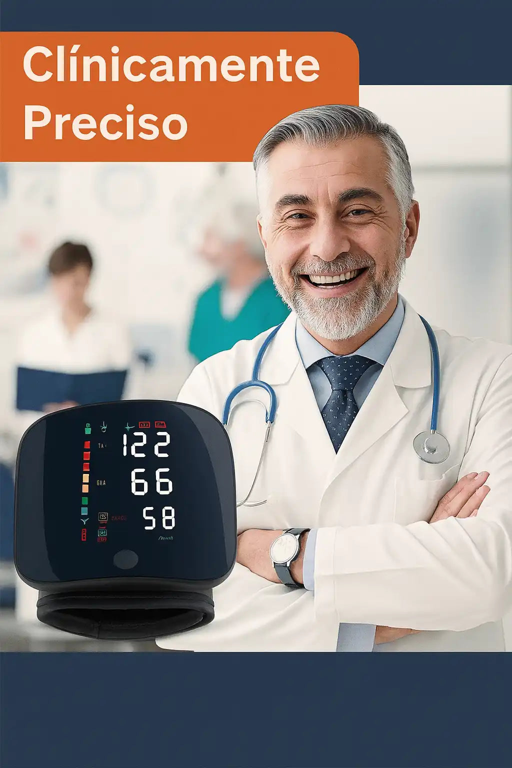 TENSIOMETRO BP Smart™ - Original - Cuida tu salud con precisión médica - Recargable por USB