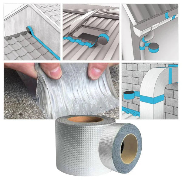2 Pack: Cinta Mágica Impermeable Súper Ancha Pegajosa - 10cm x 5metros