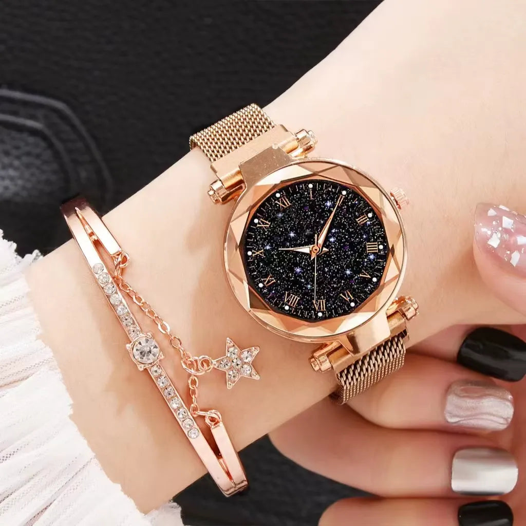 Starry Watch Tropical – Brilla con elegancia y funcionalidad magnética.