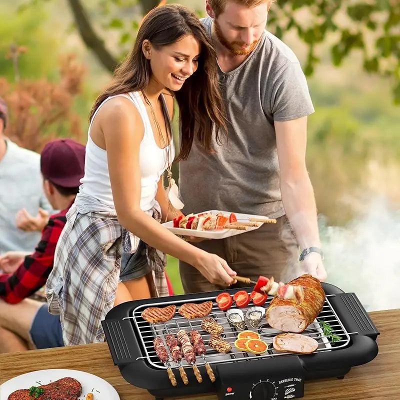 Cocina sin humo y sin complicaciones con la Parrilla Eléctrica EasyGrill