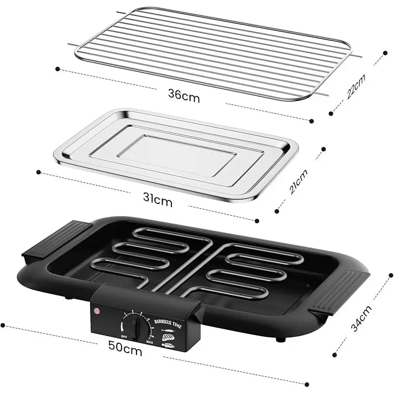 Cocina sin humo y sin complicaciones con la Parrilla Eléctrica EasyGrill