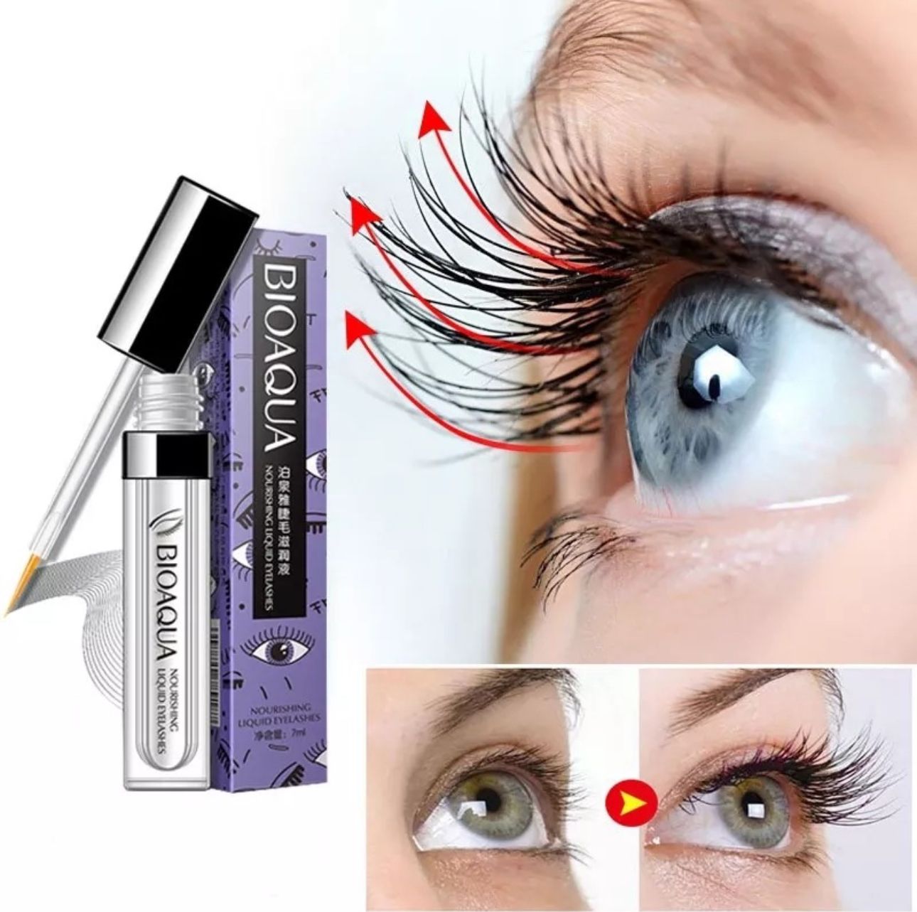 🎁MEGA COMBO: Lápiz 4 en 1 + Serum para Pestañas mas Largas + Kit de Cejas Completo