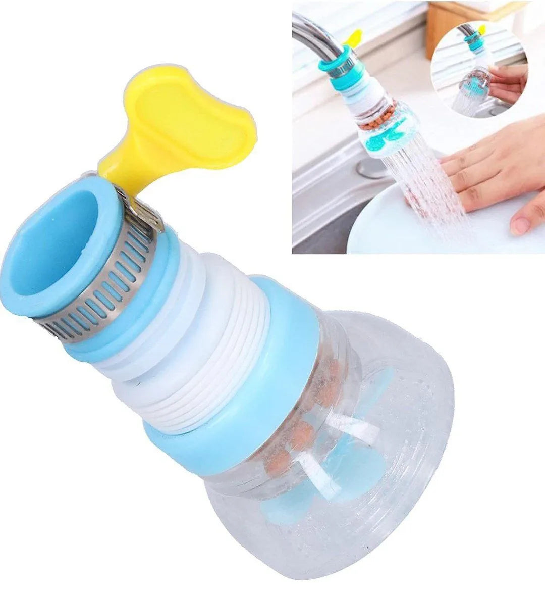 2x1 Filtro Giratorio Potenciador de Agua  - Instalación  Fácil y Universal💧
