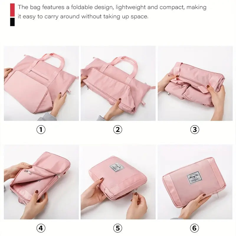 Bolsa De Viaje Impermeable, Plegable y Mega Expansiva  ¡La Bolsa que se Adapta a Tu Ritmo de Vida!