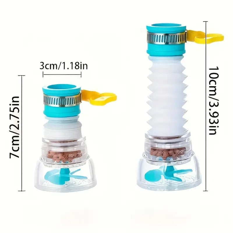 2x1 Filtro Giratorio Potenciador de Agua  - Instalación  Fácil y Universal💧