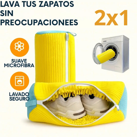 2X1 Bolsa Lavadora Chenille SoftClean – Zapatos impecables sin esfuerzo.