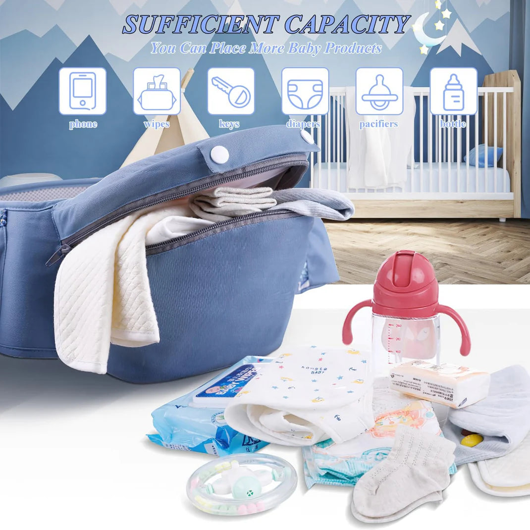 Canguro Ergonómico Premium con Soporte de Cadera – Cuida tu espalda, cuida su bienestar