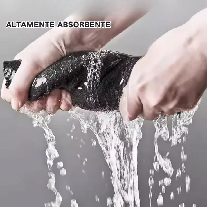Absorbex x5 – Trapos de microfibra ultra absorbentes y reutilizables para todo tu hogar