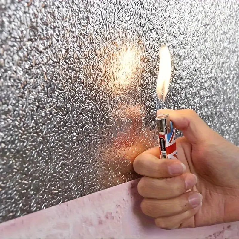 3X1 Papel Aluminio Adhesivo Para Múltiples Superficies Mantén tu Cocina Limpia Y Protegida