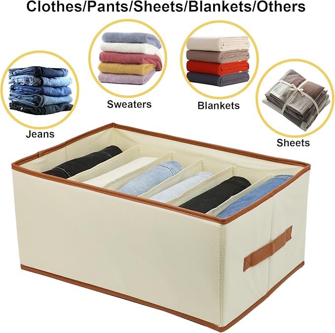 x3 Organizador de Ropa Organiza TODO sin esfuerzo con la caja más práctica y resistente
