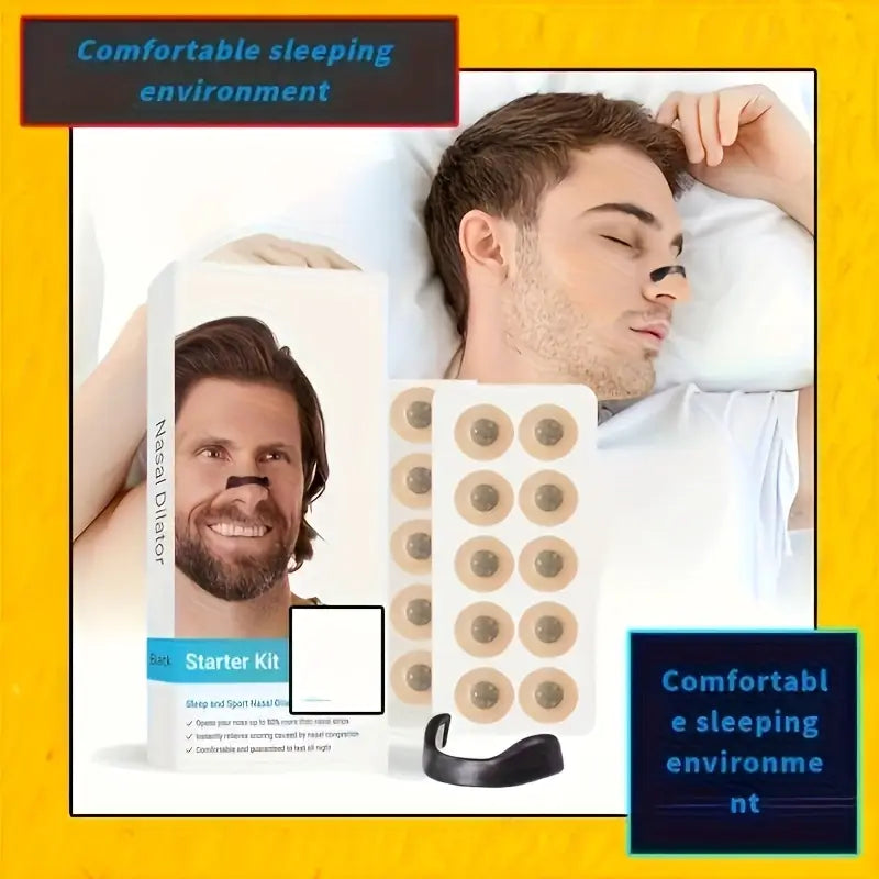 Tiras Nasales Magnéticas - Respira mejor, duerme mejor y rinde más