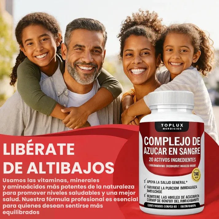 BLOOD SUGAR COMPLEX ORIGINAL - Suplemento Natural - Mantén tu Estilo de Vida Saludable