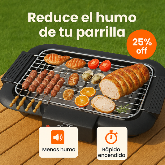 Cocina sin humo y sin complicaciones con la Parrilla Eléctrica EasyGrill