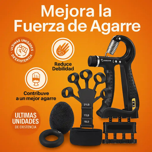 AnteGrip Kit Premium x5, Fuerza total para tus manos y antebrazos