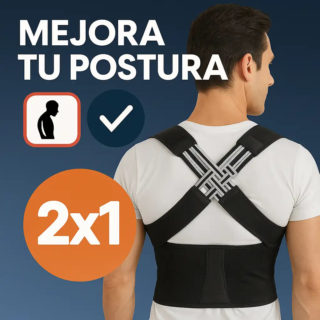 2x1 Soporte de Espalda - Comodidad para tu Espalda en el Día a Día