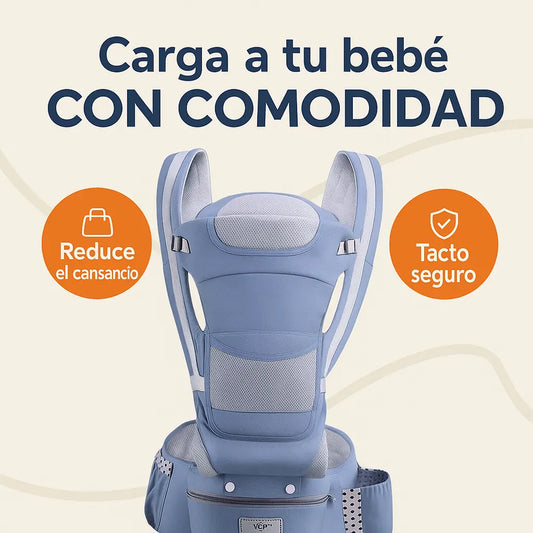 Canguro Ergonómico Premium con Soporte de Cadera – Cuida tu espalda, cuida su bienestar