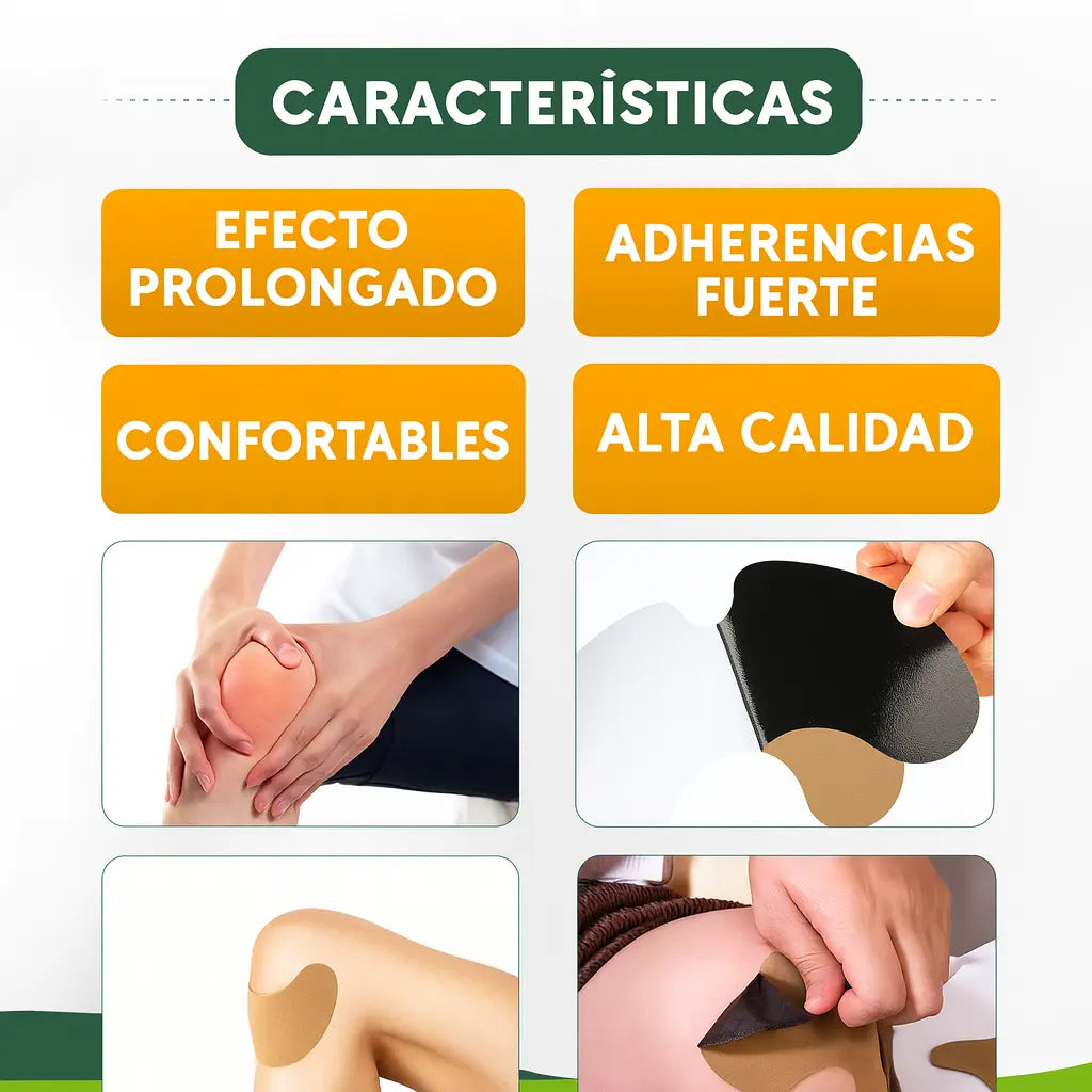 60 PARCHES NATURALES para articulaciones.