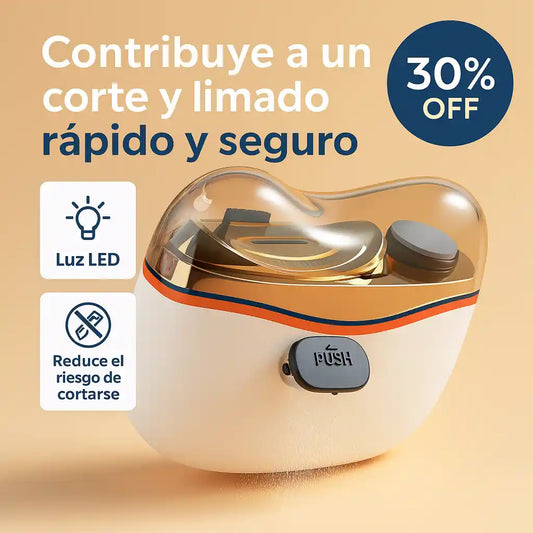 CORTADOR DE UÑAS ELECTRICO - Corta y lima uñas con precisión desde casa.