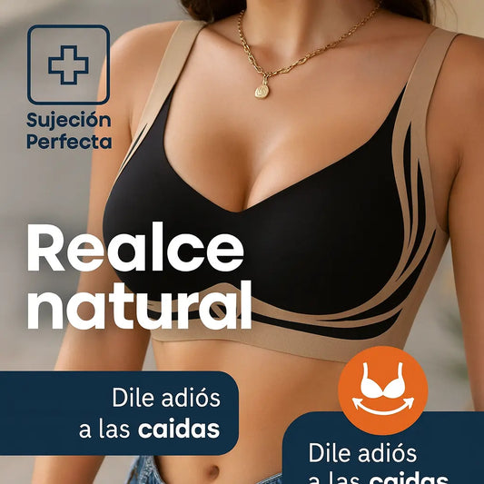 Sujetador MAU™: Realce sin costuras, comodidad total.