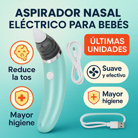 Aspirador Nasal Eléctrico para Bebés.