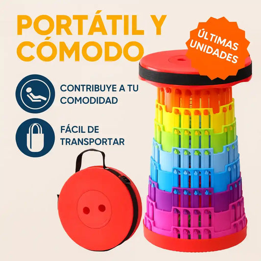 BANCO SMART-FLEX: La Silla Portátil que Te Acompaña a Donde Vayas - ¡Comodidad Instantánea en Cualquier Lugar!
