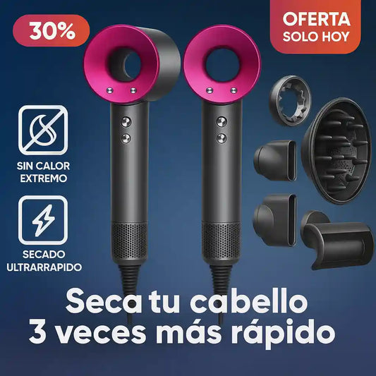 Secador AirPro Supersonic 2: Potencia profesional sin maltratar tu cabello con 5 Accesorios