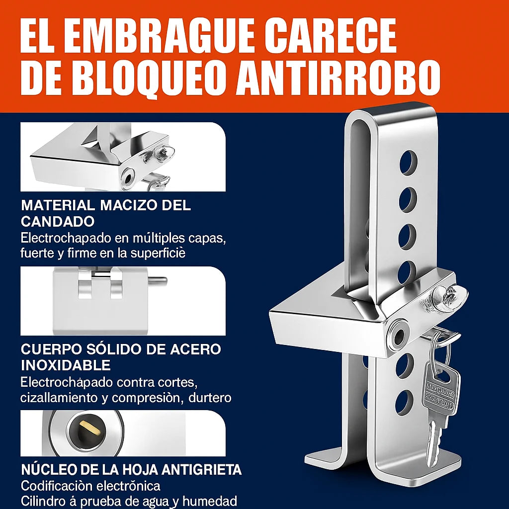 Tranca Pedales – Seguridad instantánea para tu carro en segundos.