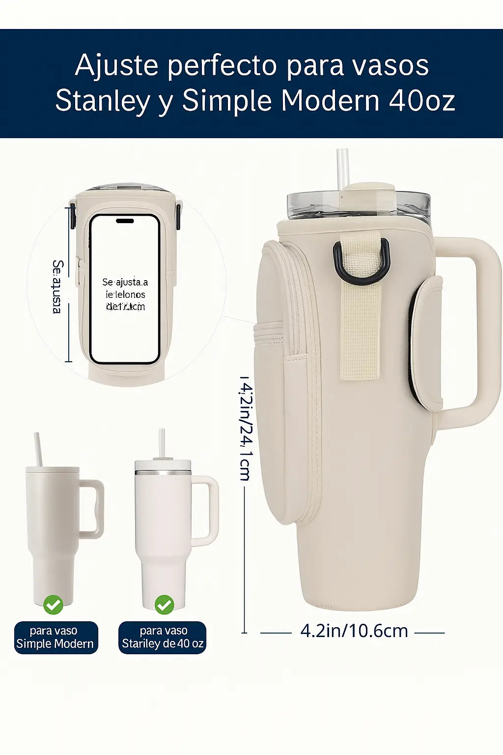 COMBO PREMIUM: BOLSO + TERMO - ¡Lleva tu termo a otro nivel con protección, estilo y cero derrames!