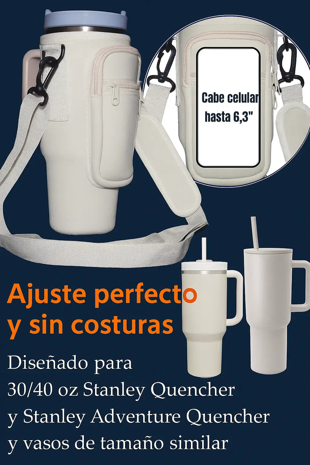 COMBO PREMIUM: BOLSO + TERMO - ¡Lleva tu termo a otro nivel con protección, estilo y cero derrames!