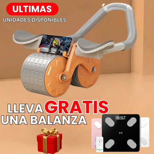 Rueda Abdominal CoreFit: tecnología inteligente + 🎁Recibe de Regalo Balanza