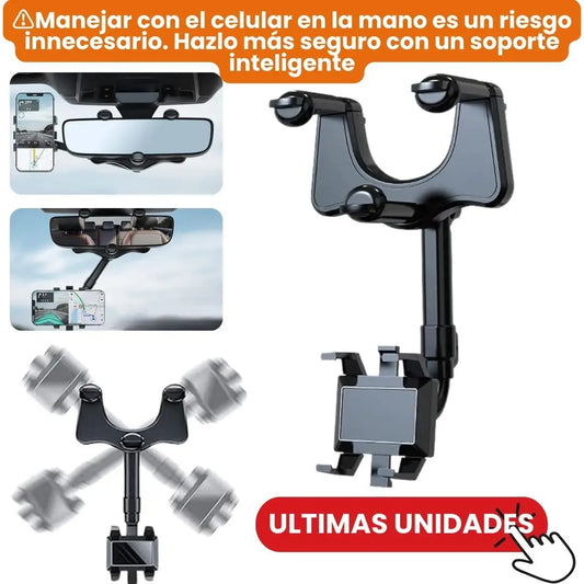Soporte de Celular 360° para Auto – Seguridad y Comodidad al Volante