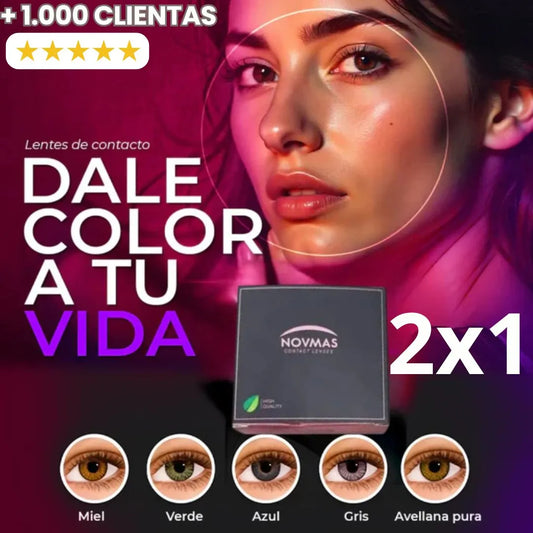 2x1 Lentes de Colores ¡Transforma tu mirada en segundos