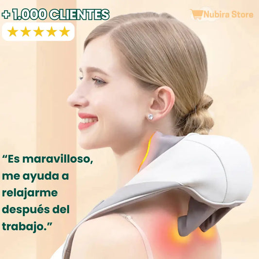 Masajeador Inteligente - Contribuye a un Alivio y Relajación con Calor Reconfortante para Cuello, Espalda, Cintura, Hombros, Piernas y Pies