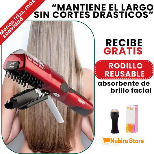 Maquina Quita Puntas Dañadas - Orzuela Inalámbrico + 🎁Regalo: Rodillo Facial Volcánico Reusable Absorbente de Aceite
