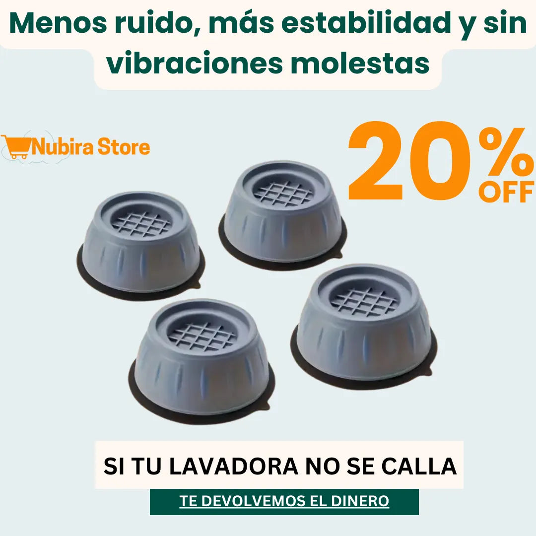 Almohadillas Anti Deslizante/vibración Set x4 – Silencio y Estabilidad para tu Hogar