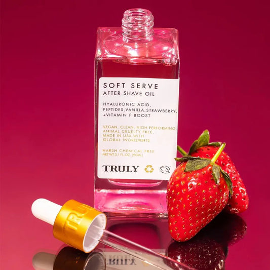 Aceite Natural Truly Original 🌸 - Cuidado Post-Afeitado con Jojoba y Onagra.