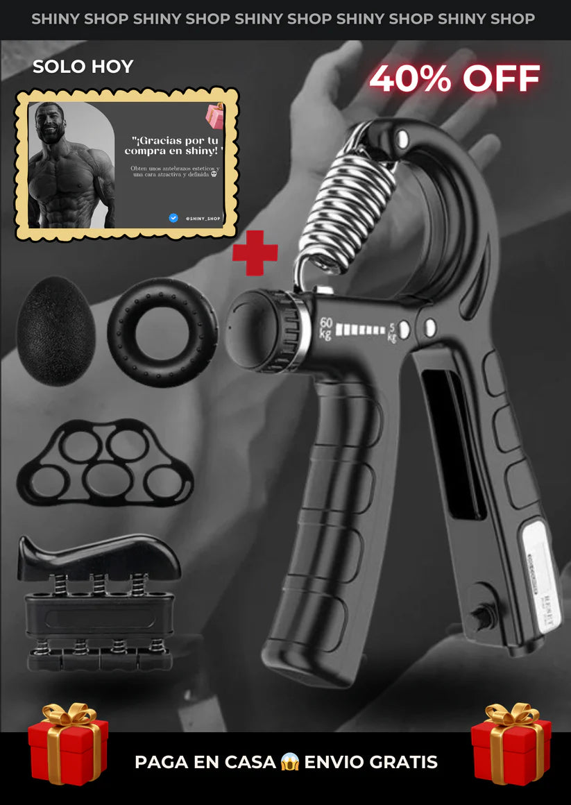 AnteGrip Kit Premium x5, Fuerza total para tus manos y antebrazos