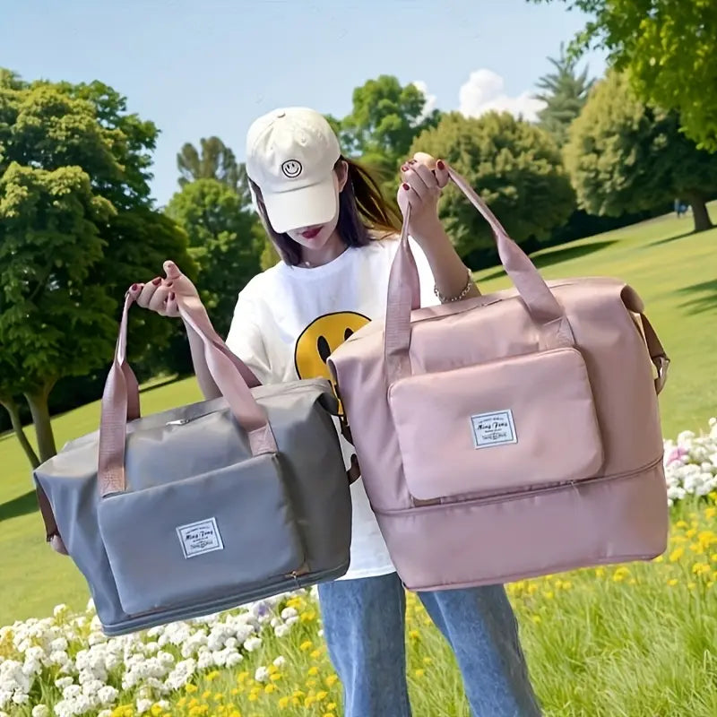 Bolsa De Viaje Impermeable, Plegable y Mega Expansiva  ¡La Bolsa que se Adapta a Tu Ritmo de Vida!