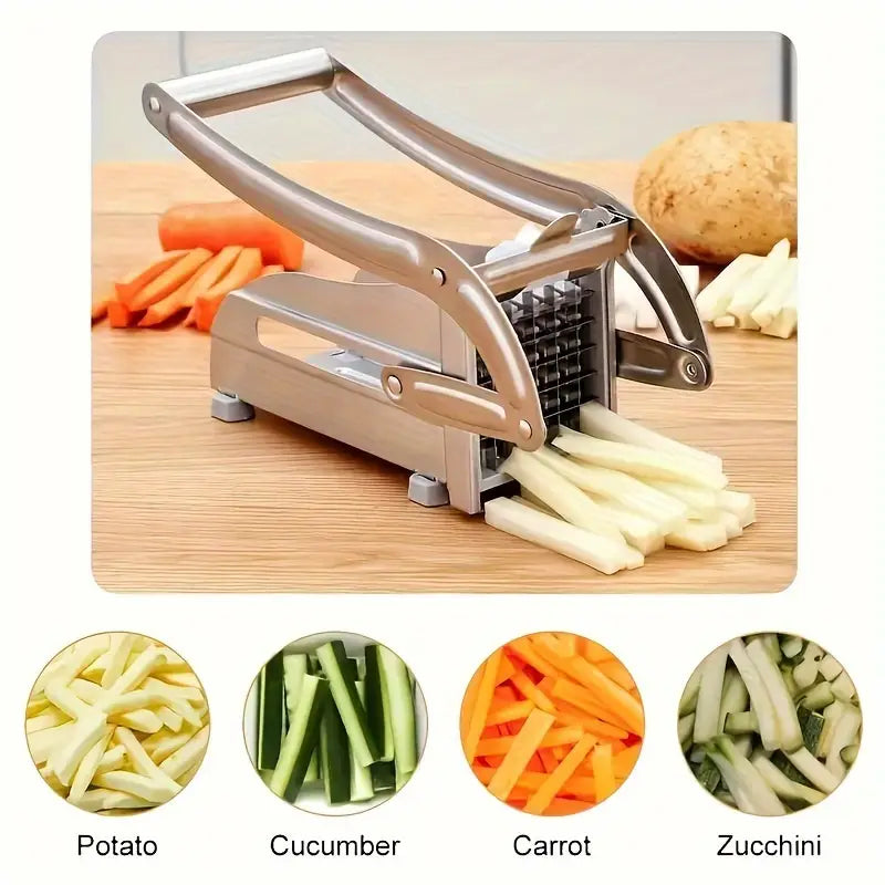 CORTADOR DE PAPAS Y VERDURAS ¡Transforma tus papas en irresistibles papas fritas!