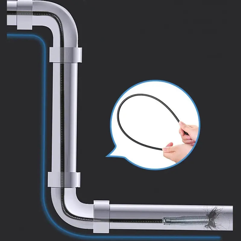 2x1 Gancho Destapa Tuberias ¡Elimina obstrucciones en segundos con Drain Clog Remover!