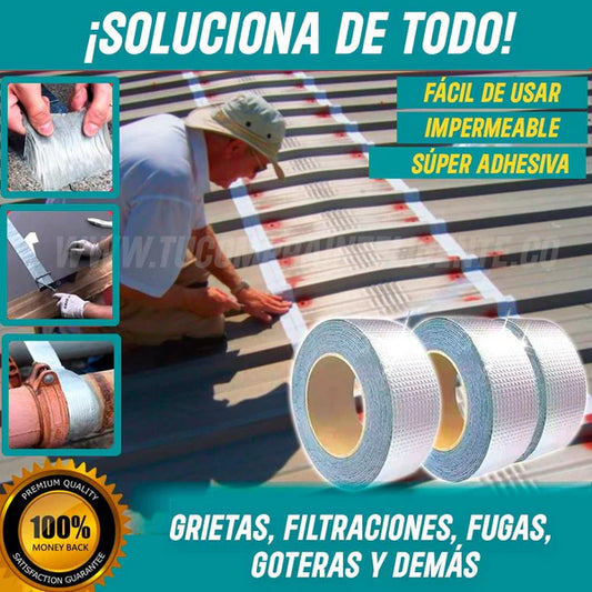 2 Pack: Cinta Mágica Impermeable Súper Ancha Pegajosa - 10cm x 5metros