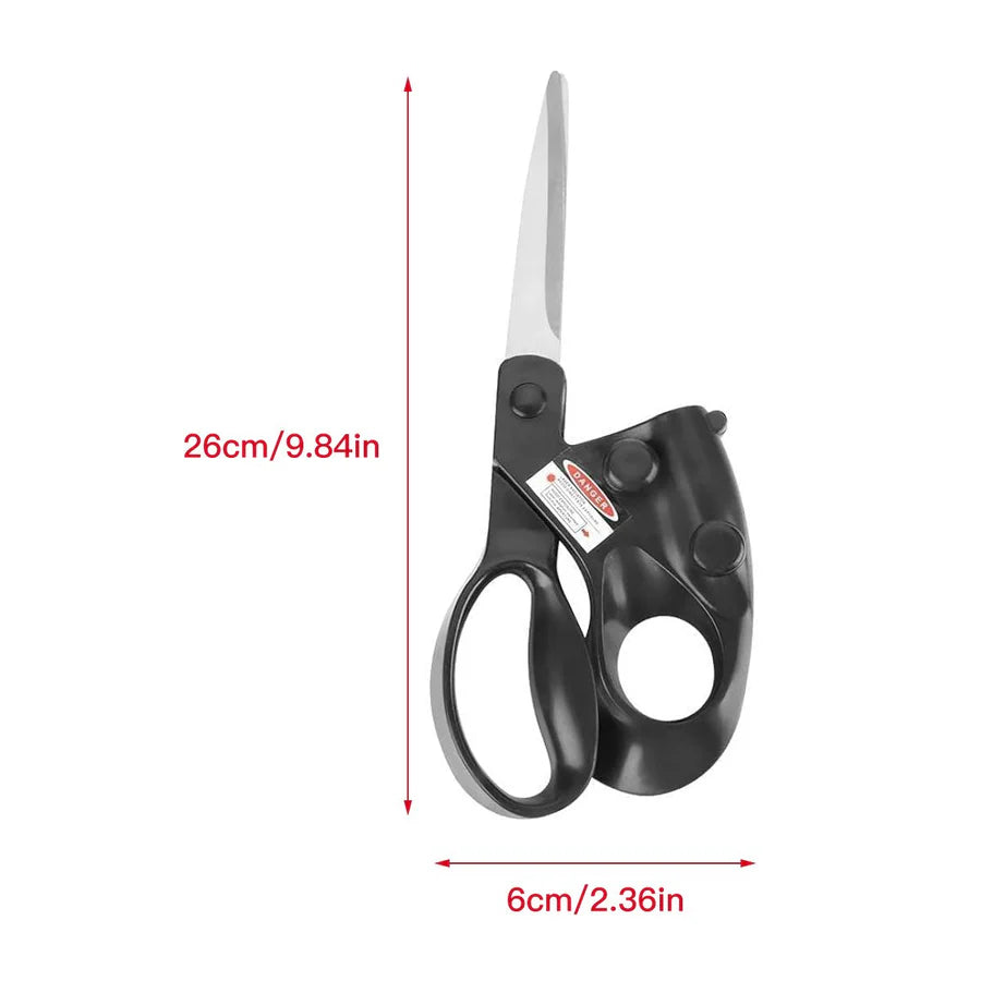 ✂️ Tijeras Profesionales con Guía Láser – ¡Cortes perfectos al primer intento!