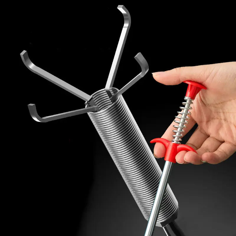 2x1 Gancho Destapa Tuberias ¡Elimina obstrucciones en segundos con Drain Clog Remover!