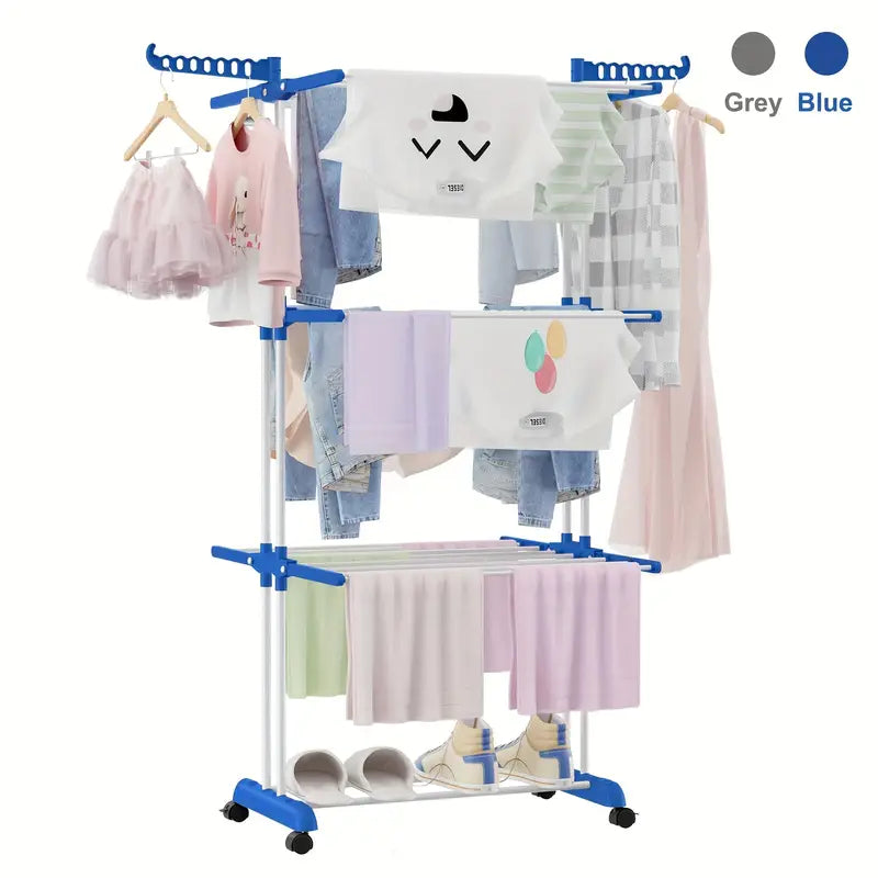 TENDEDERO PLEGABLE - Seca hasta 62 prendas