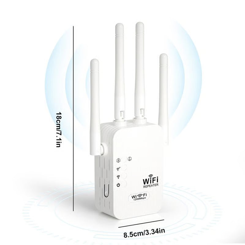 Wi-Fi Extender 2025 – Internet rápido y sin zonas muertas en toda tu casa